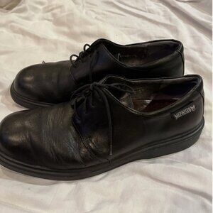 MEPHISTO AIR JET SYSTEM MEN BLACK LEATHER OXFORD Shoes Lace Up 10/9.5